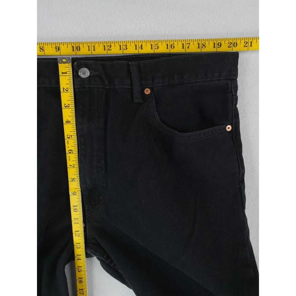 Levis Jeans Mens 40x30* Black 550 Relaxed Tapered Baggy Grunge Hip Hop Work Pant